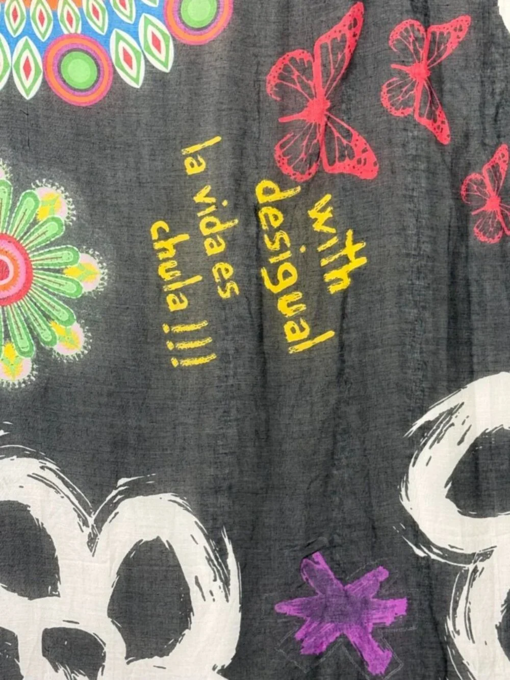 Desigual Women's Scarf Large 42 x 74.5 Artsy 